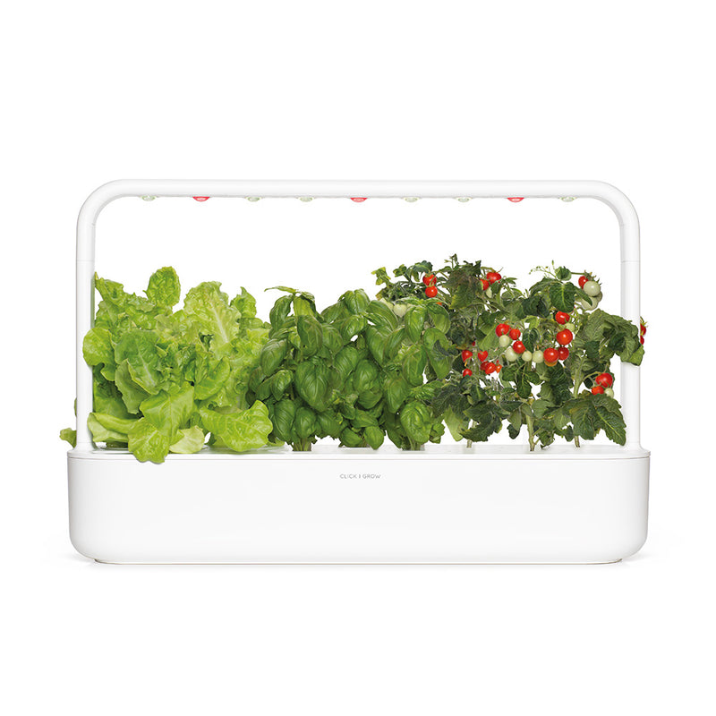 Click & Grow Smart Garden 9 Indoor Kräutergarten weiß Starterkit