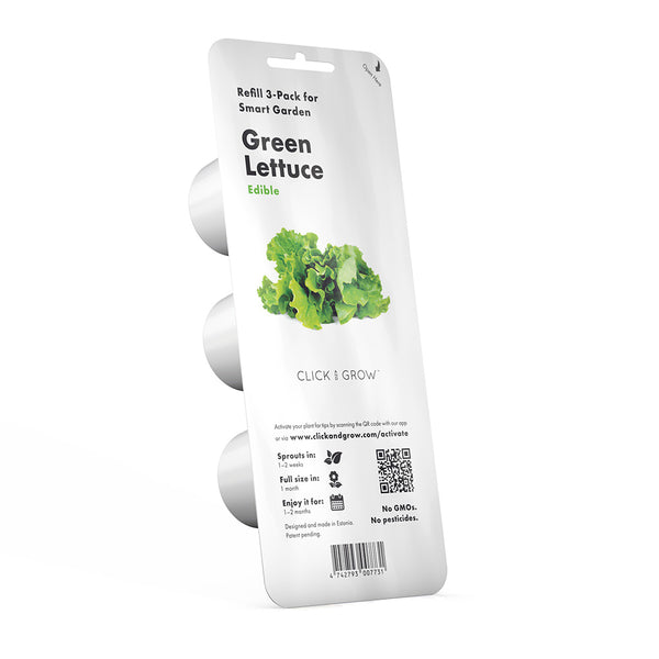 Click & grow Pflanzkapsel Grüner Salat 3er Packung