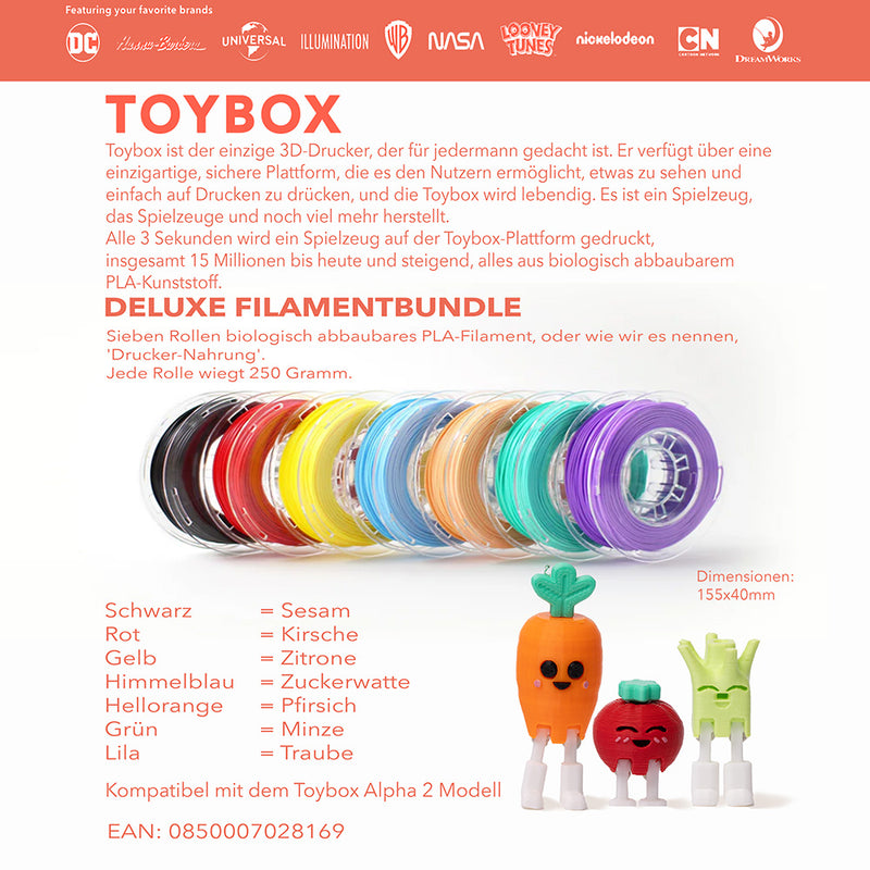 Toybox 3D Drucker Fillament